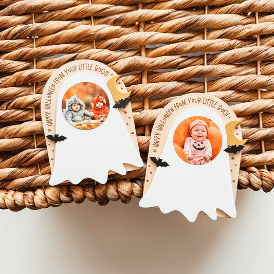 Halloween Ghost Photo Magnet