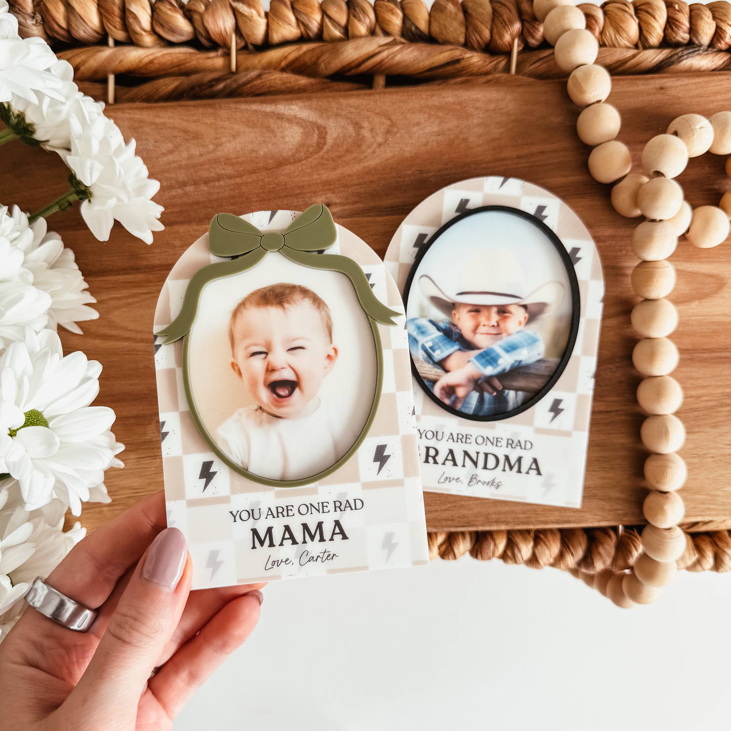Printed Pattern Arch Photo Magnet (Multiple Styles)