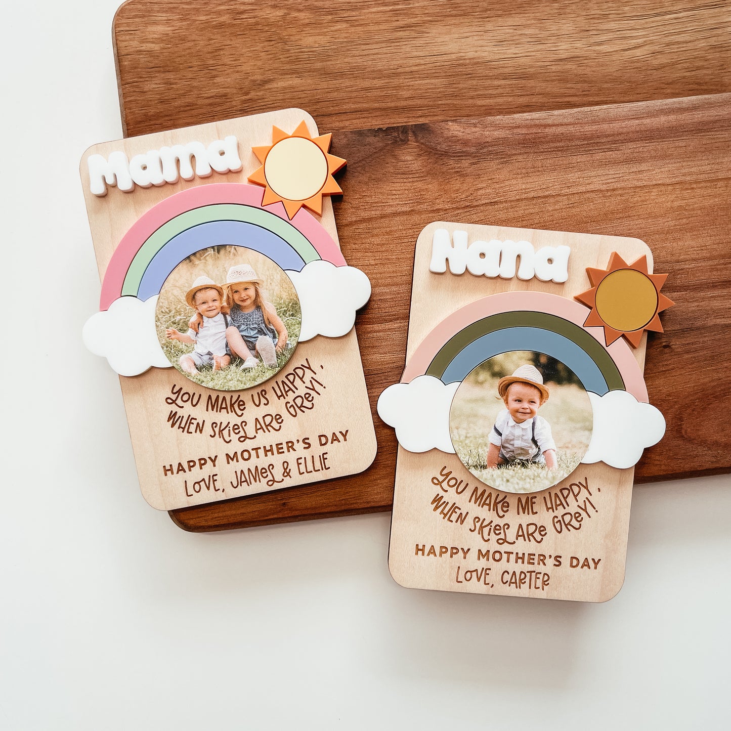 Rainbow Photo Magnet