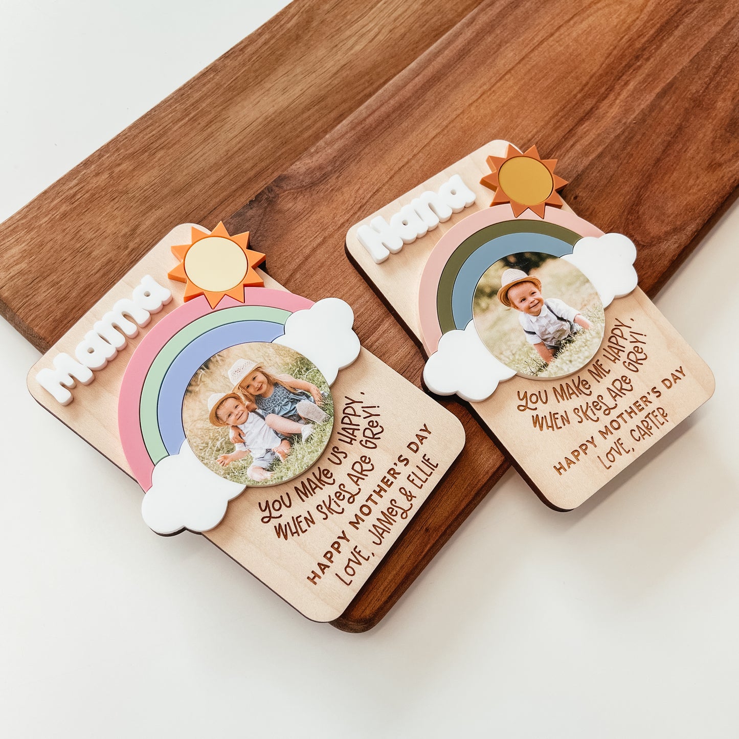 Rainbow Photo Magnet