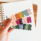3D Rainbow Acrylic School Bag Tag