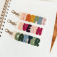 3D Rainbow Acrylic School Bag Tag