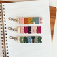 3D Rainbow Acrylic School Bag Tag