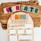 First And Last Day Of School Sign - Interchangeable Rainbow Name