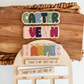 First And Last Day Of School Sign - Interchangeable Rainbow Name