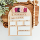 First And Last Day Of School Sign - Interchangeable Rainbow Name