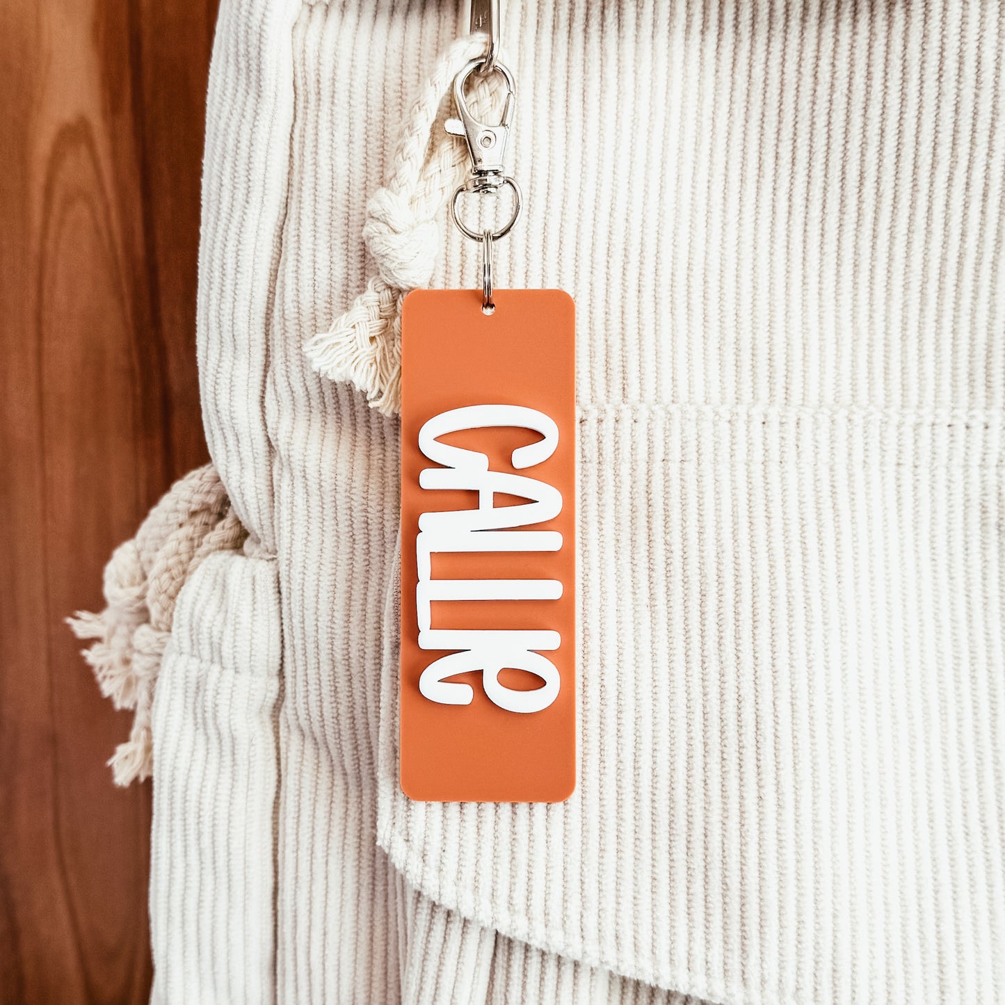 Personalized Bar Name Keychain (Rounded Font)