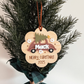 3D Groovy Car Christmas Ornament
