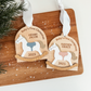 3D Baby's First Christmas Rocking Horse Ornament