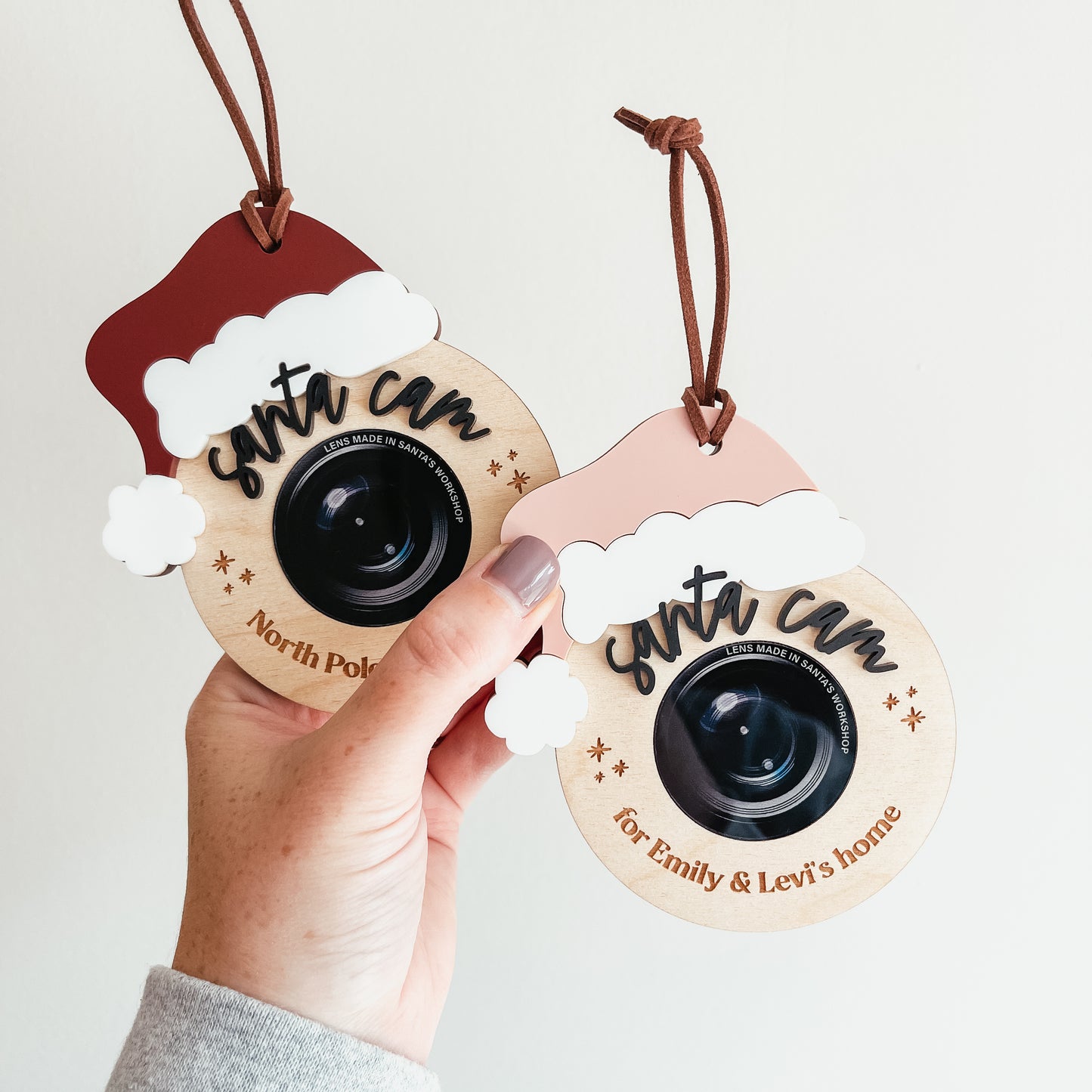 Personalized Santa Cam Christmas Ornament