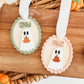 Scallop Ghost Boo Basket Tag