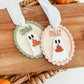 Scallop Ghost Boo Basket Tag