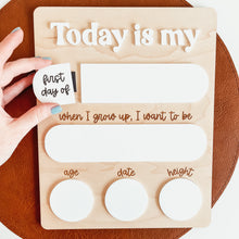 Load image into Gallery viewer, Interchangeable First And Last Day Of School Sign