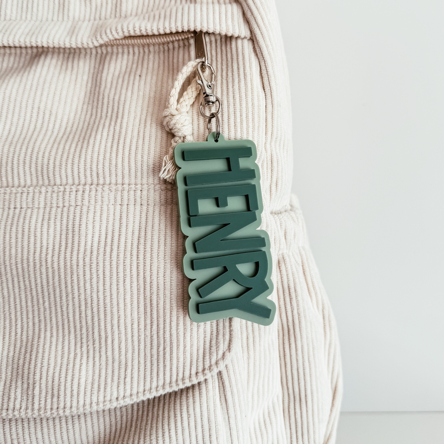 3D Acrylic School Bag Tag