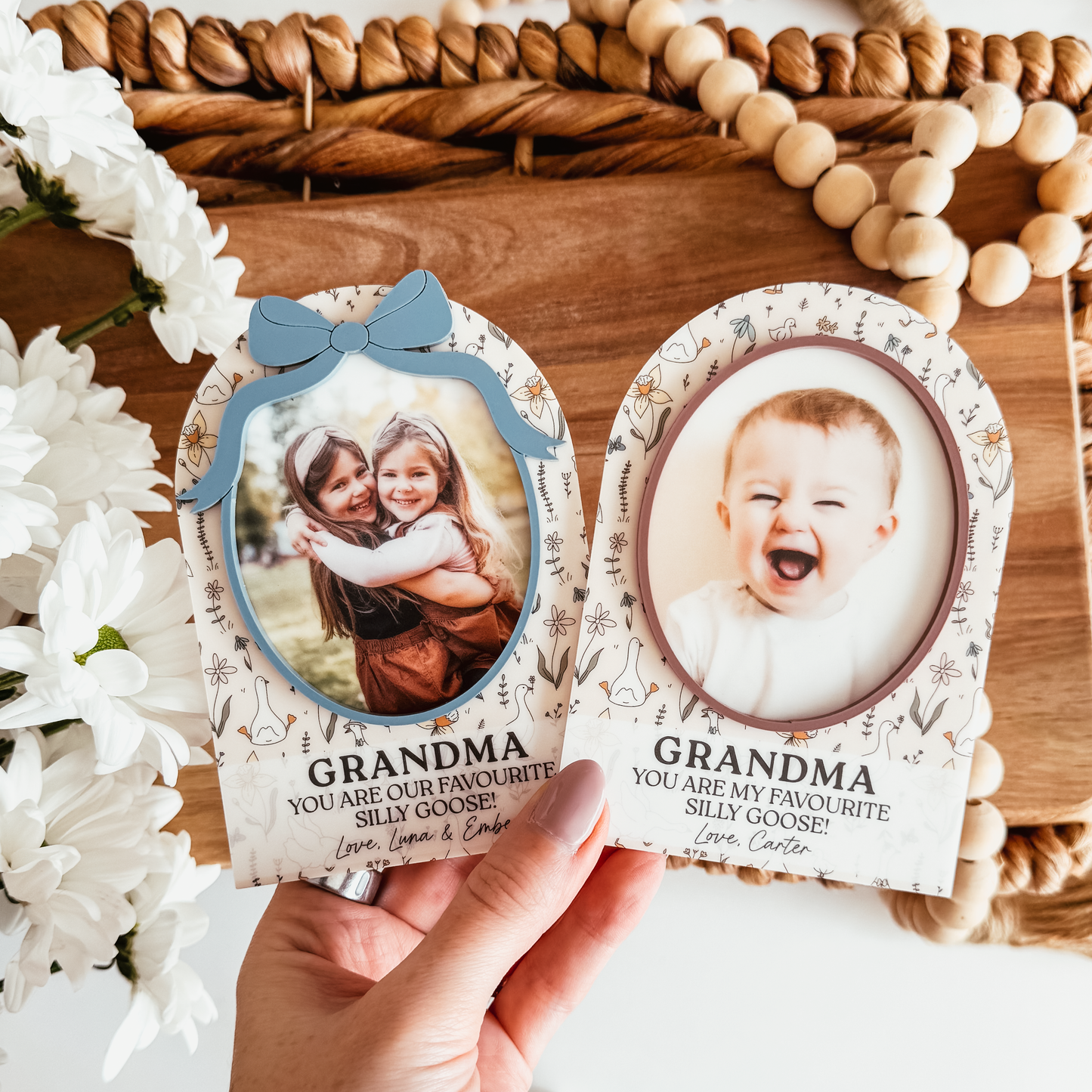 Printed Pattern Arch Photo Magnet (Multiple Styles)