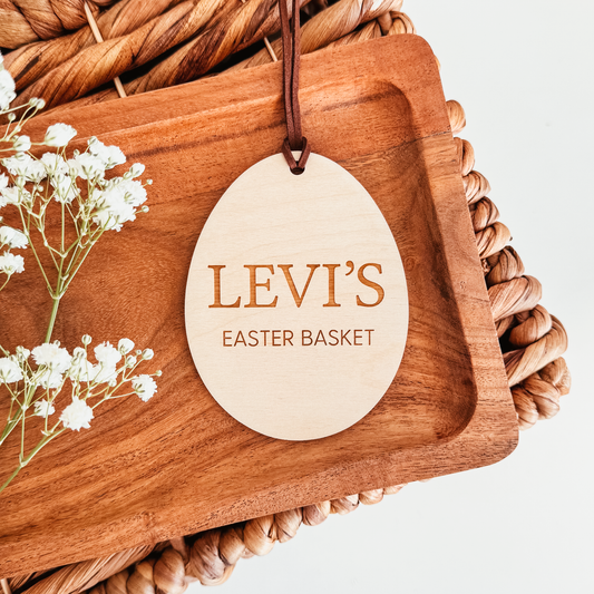 Simple Easter Egg Tag
