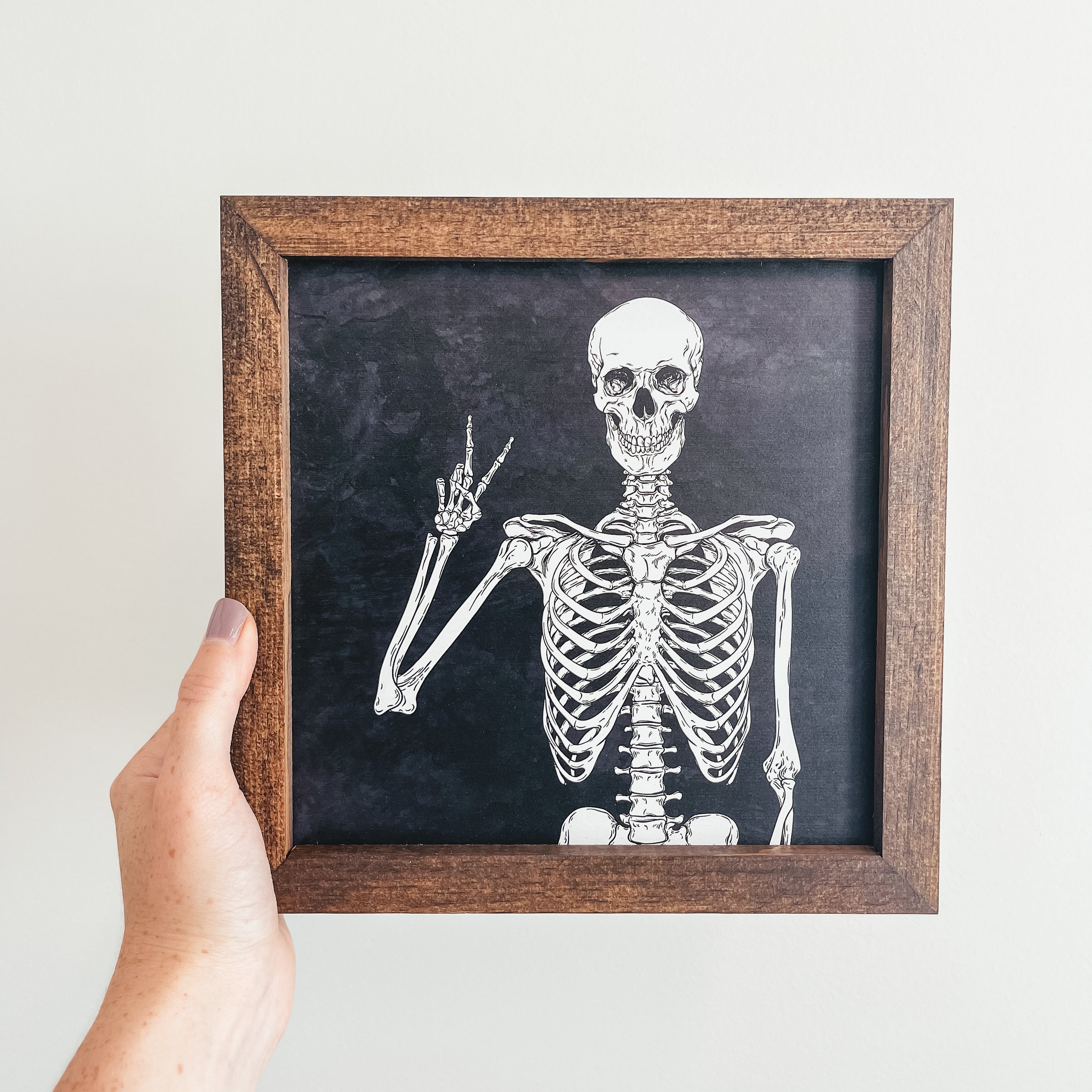 Skeleton Framed Sign – Knotty Design Co.