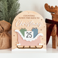 Sleigh Of Gifts Countdown To Christmas Dry Erase Sign