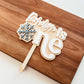 Custom One Snowflake Cake Topper