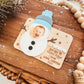 Snow Person Photo Magnet