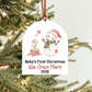 Baby's First Christmas Ornament | Holiday Animal Collection