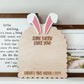 Some Bunny Loves You DIY Footprint Sign