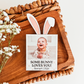 Some Bunny Loves You Gingham Easter Photo Magnet