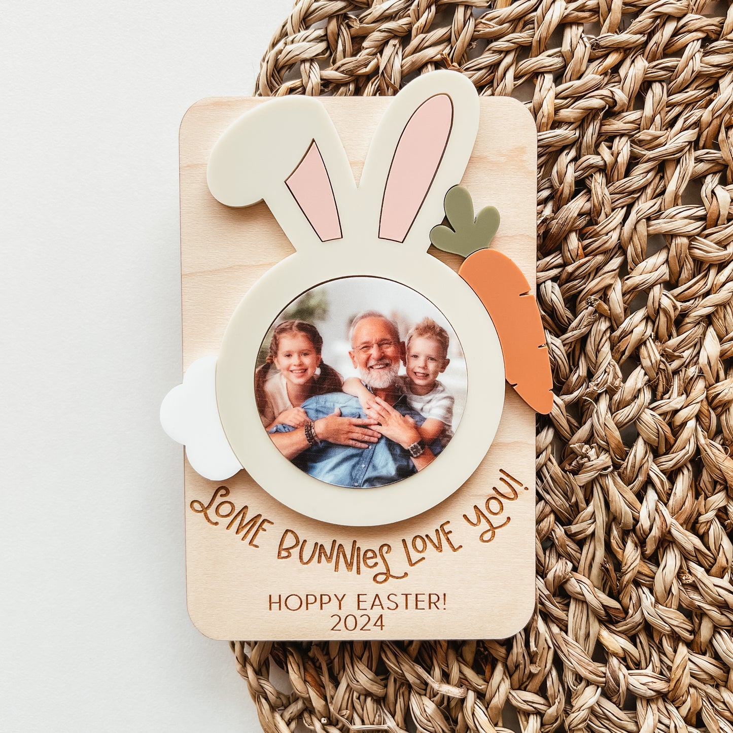 Some Bunny Photo Magnet