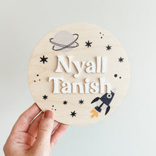 Load image into Gallery viewer, 3D Birth Announcement Sign - 3D Space
