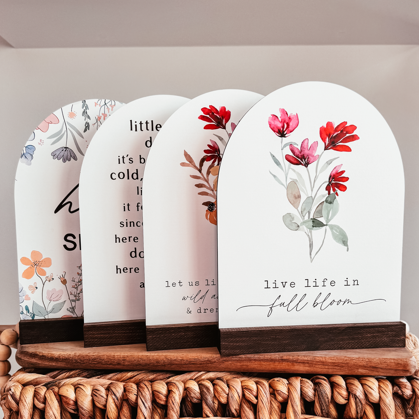 Spring & Easter Mini Arch Signs | 2025 Collection