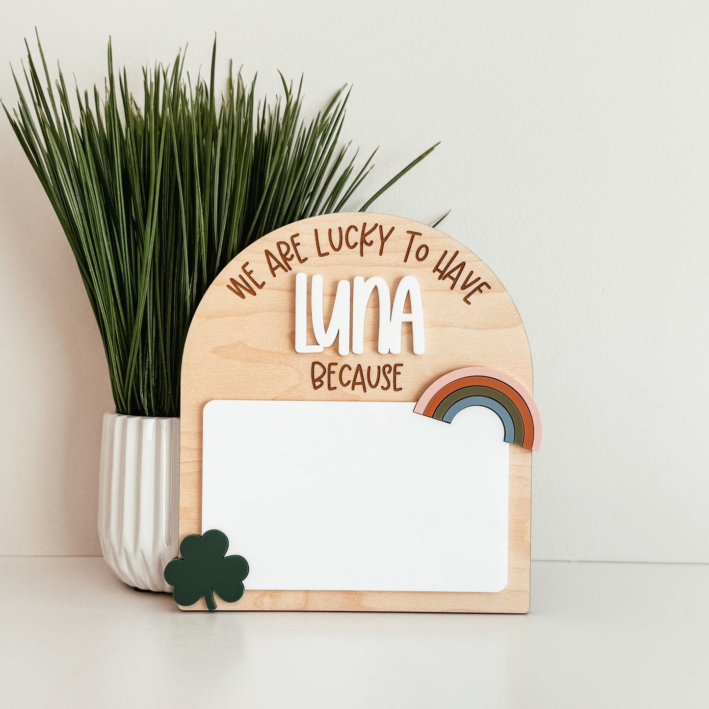 St Patrick's Day Affirmation Sign (Dry Erase)