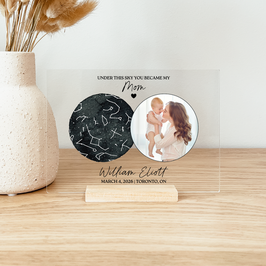 Custom Star Map Acrylic Photo Plaque