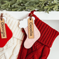 3D Holiday Stocking Christmas Stocking Tag