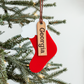 3D Holiday Stocking Christmas Stocking Tag
