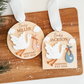 Stork Baby Announcement Ornament