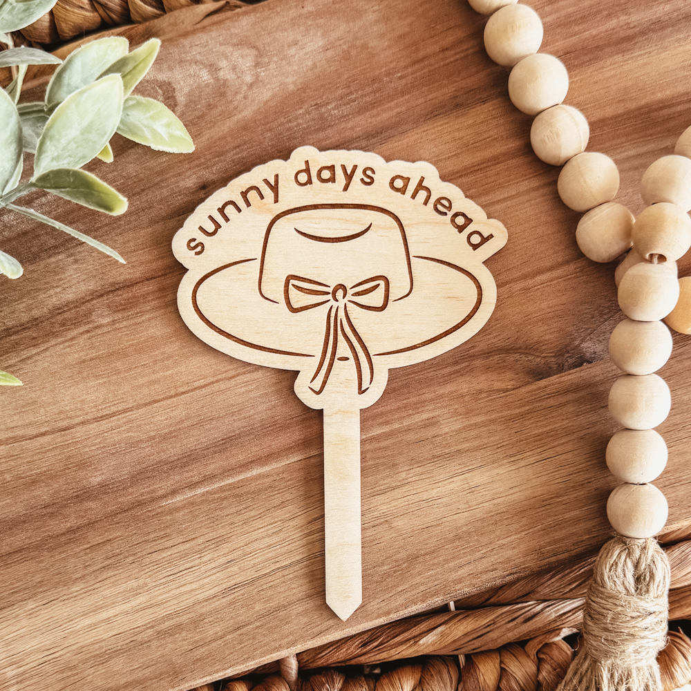 Spring Wooden Plant Stakes (Multiple Styles)