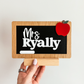 Teacher Chalk Board Desk Sign
