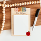 Personalized Dry Erase Teacher Notepad