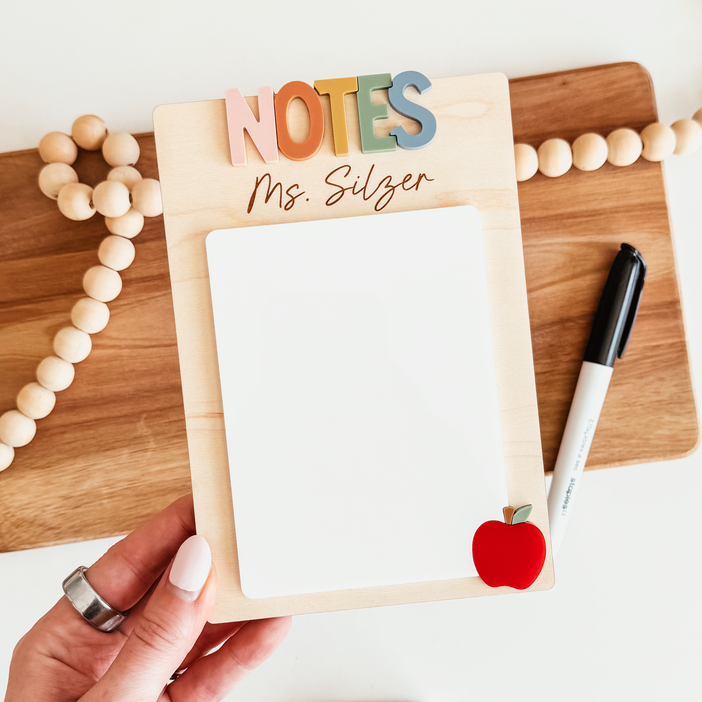 Personalized Dry Erase Teacher Notepad