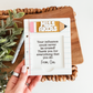 Acrylic Pencil & Paper Sticky Note Holder