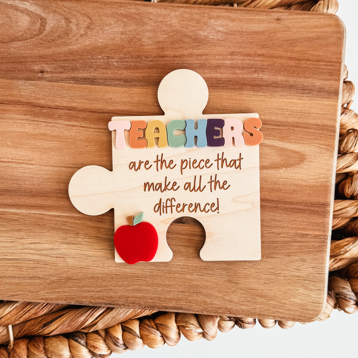 Teacher Puzzle Piece Magnet