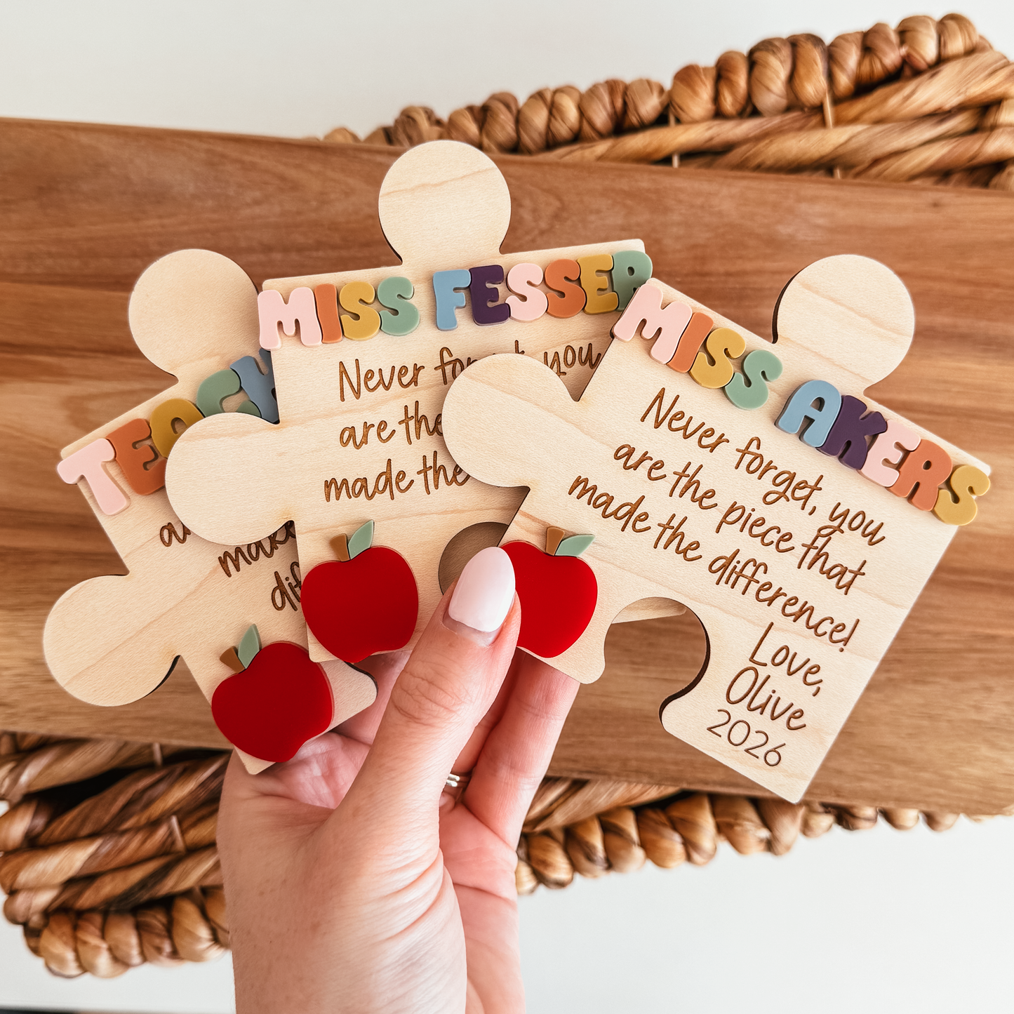 Teacher Puzzle Piece Magnet