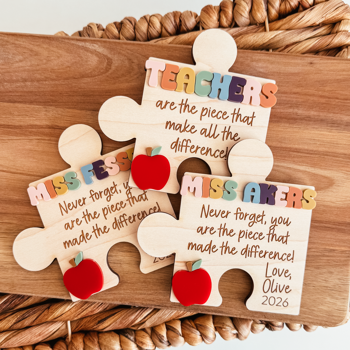 Teacher Puzzle Piece Magnet