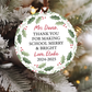 Personalized Teacher Christmas Ornament | School Merry And Bright