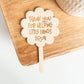 Thank You For Helping Little Minds Grow Wooden Plant Stake