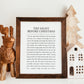 The Night Before Christmas Framed Sign