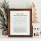 The Night Before Christmas Framed Sign