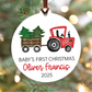 Baby's First Christmas Ornament | Red Tractor