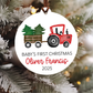 Baby's First Christmas Ornament | Red Tractor