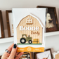 Barn and Tractor Baby Name Announcement Sign